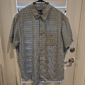Men's Green Plaid Shirt